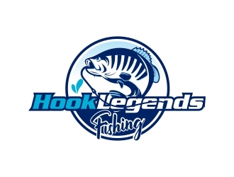 Hook Legends Fishing logo design by rizuki