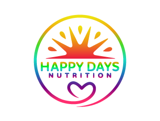 Happy Days NUTRITION logo design by Andri