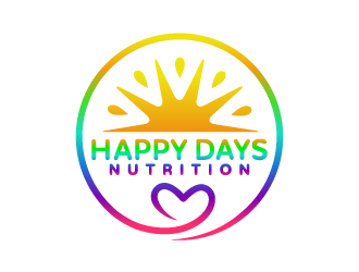Happy Days NUTRITION logo design by Andri