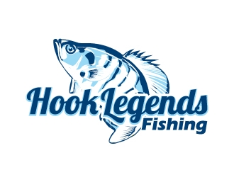 Hook Legends Fishing logo design by AamirKhan