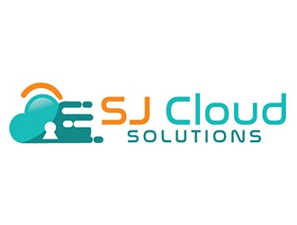 SJ Cloud Solutions logo design by gogo