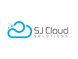 SJ Cloud Solutions logo design by gogo