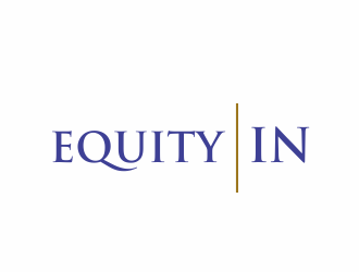 equityIN logo design by Louseven