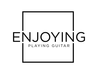 Enjoy Playing Guitar logo design by p0peye