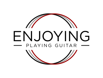 Enjoy Playing Guitar logo design by p0peye