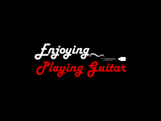 Enjoy Playing Guitar logo design by luckyprasetyo