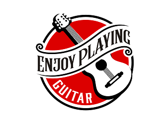 Enjoy Playing Guitar logo design by haze