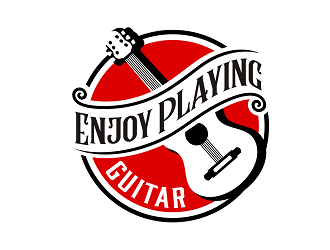Enjoy Playing Guitar logo design by haze