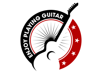 Enjoy Playing Guitar logo design by ingepro