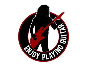 Enjoy Playing Guitar logo design by Kruger