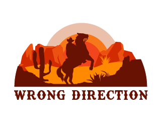 Wrong Direction  logo design by logy_d