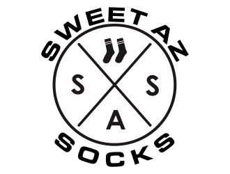Sweet Az Socks  logo design by sikas