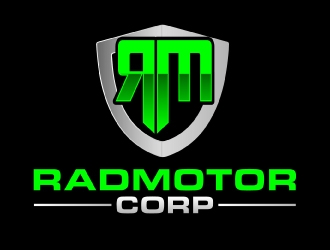 Rad Motor Corp; RMC logo design by AamirKhan