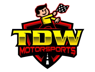 TDW Motorsports logo design by ORPiXELSTUDIOS