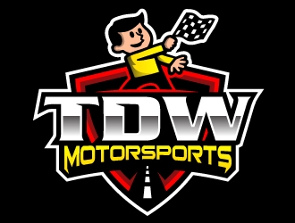 TDW Motorsports logo design by ORPiXELSTUDIOS