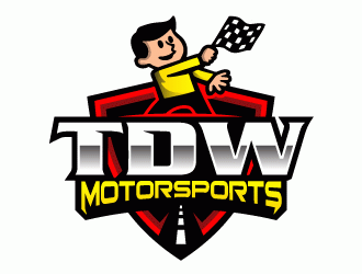 TDW Motorsports logo design by ORPiXELSTUDIOS