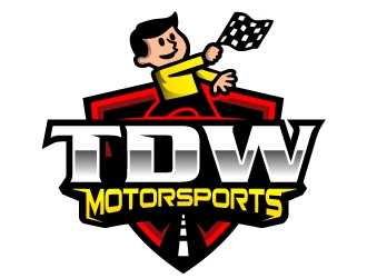 TDW Motorsports logo design by ORPiXELSTUDIOS