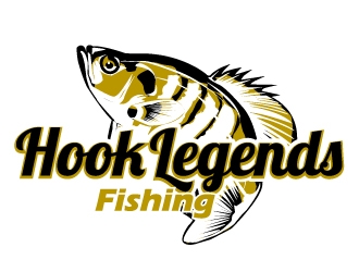 Hook Legends Fishing logo design by AamirKhan