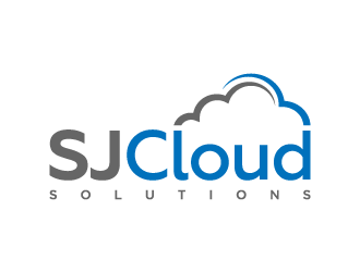 SJ Cloud Solutions logo design by denfransko