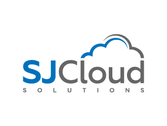 SJ Cloud Solutions logo design by denfransko