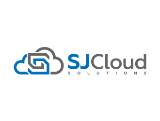 SJ Cloud Solutions logo design by denfransko