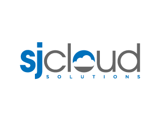 SJ Cloud Solutions logo design by denfransko