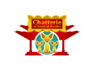 Chatterie du Temple de Bouddha logo design by monster96