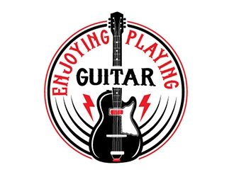 Enjoy Playing Guitar logo design by gogo