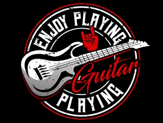 Enjoy Playing Guitar logo design by DreamLogoDesign