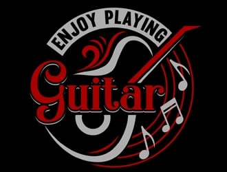 Enjoy Playing Guitar logo design by DreamLogoDesign