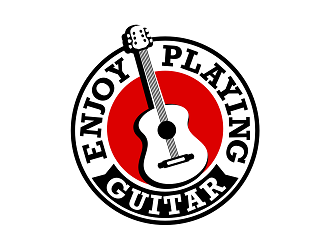 Enjoy Playing Guitar logo design by haze