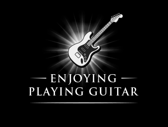 Enjoy Playing Guitar logo design by BeDesign