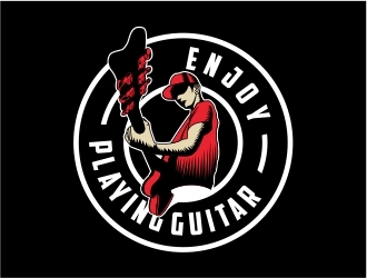 Enjoy Playing Guitar logo design by Alfatih05