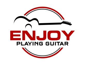 Enjoy Playing Guitar logo design by ingepro