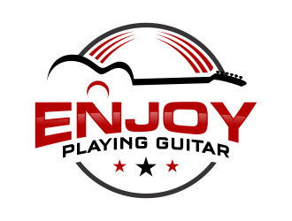 Enjoy Playing Guitar logo design by ingepro