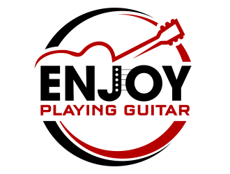 Enjoy Playing Guitar logo design by ingepro