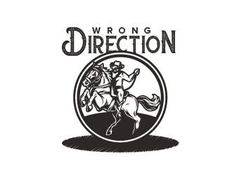 Wrong Direction  logo design by czars
