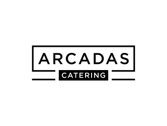 Arcadas Catering  logo design by checx
