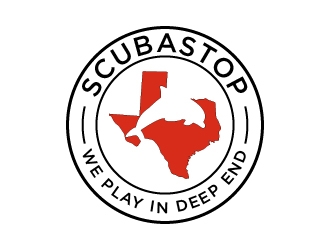ScubaStop logo design by gateout