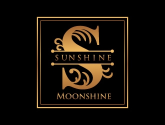 Sunshine Moonshine logo design by aryamaity