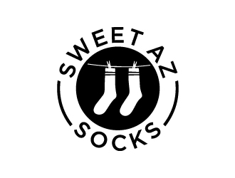 Sweet Az Socks  logo design by iamjason
