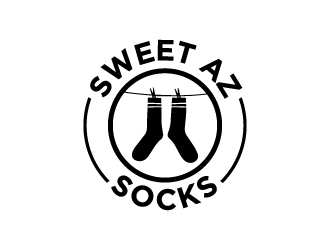 Sweet Az Socks  logo design by iamjason
