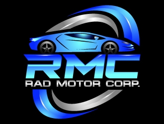 Rad Motor Corp; RMC logo design by MUSANG