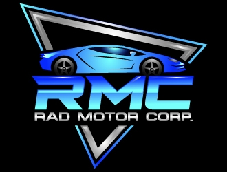 Rad Motor Corp; RMC logo design by MUSANG