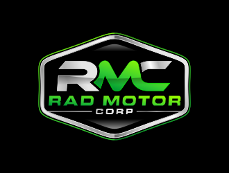 Rad Motor Corp; RMC logo design by bismillah