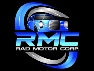 Rad Motor Corp; RMC logo design by MUSANG