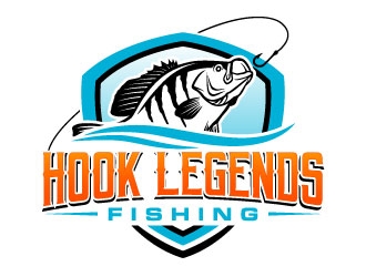 Hook Legends Fishing logo design by daywalker