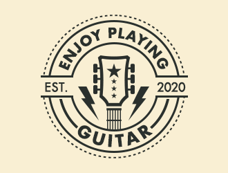 Enjoy Playing Guitar logo design by ProfessionalRoy