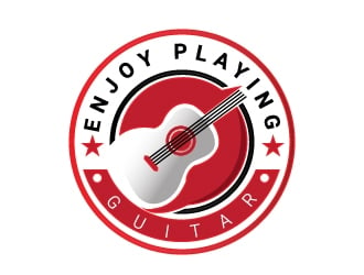 Enjoy Playing Guitar logo design by drifelm