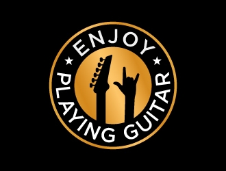 Enjoy Playing Guitar logo design by iamjason